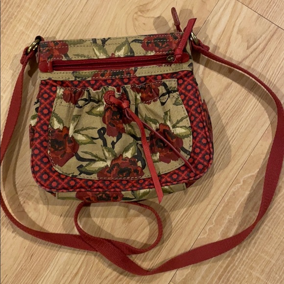 Fossil Handbags - Vintage floral pattern fossil Purse